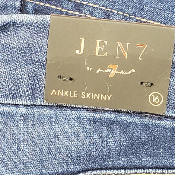 NWT 7famk JEN7 ankle skinny jeans size 31 - Picture 7 of 15